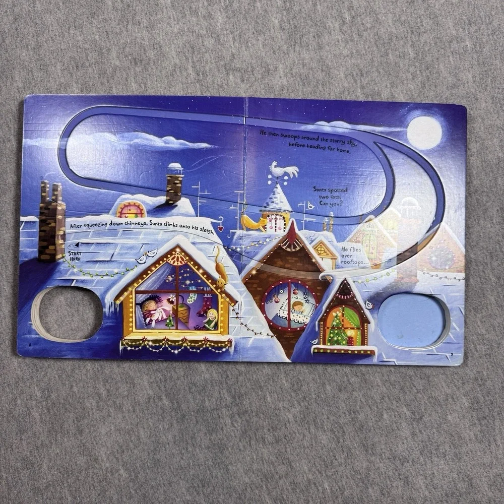 Pull-Back‎ Busy Santa Book - Board book, by Watt Fiona - READ DESCRIPTION!